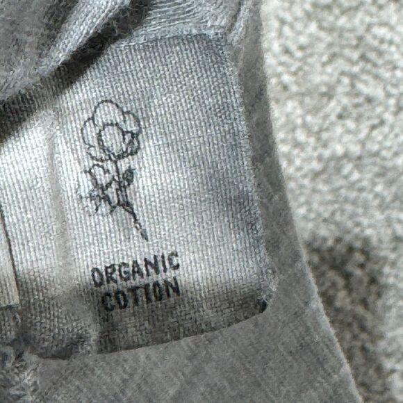 Heel Athens Lab Crop Pants Women's S Gray Tie Dye Pleated Pull On Organic Cotton - Picture 13 of 14